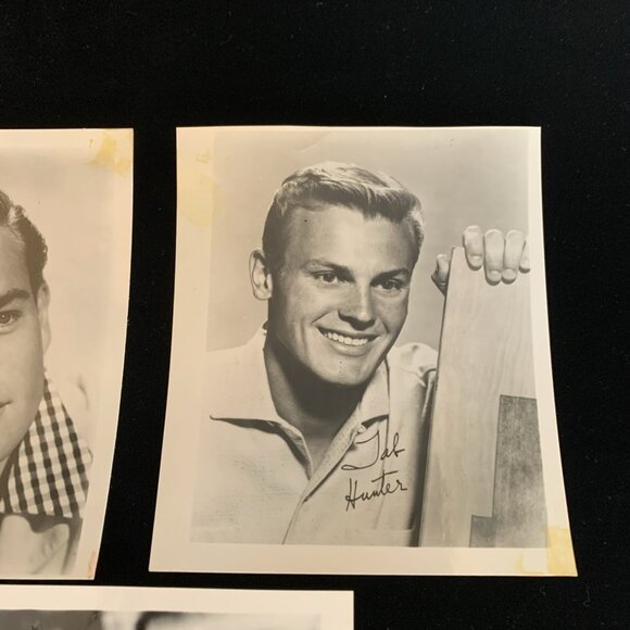 From De Luxe Photo Service 7 Vintage Hollywood Celebrity Actors Portraits B&W's - Picture 5 of 10